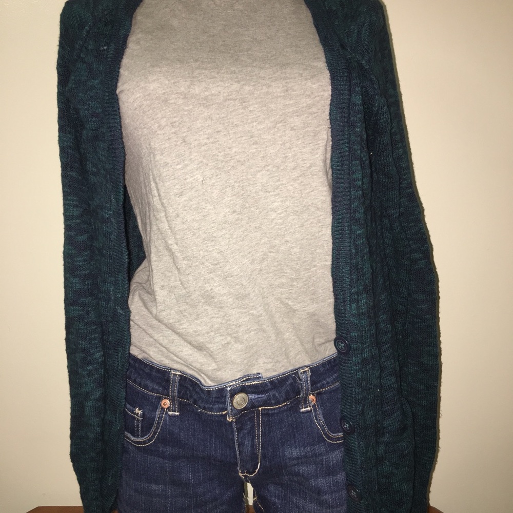 Turquoise sweater